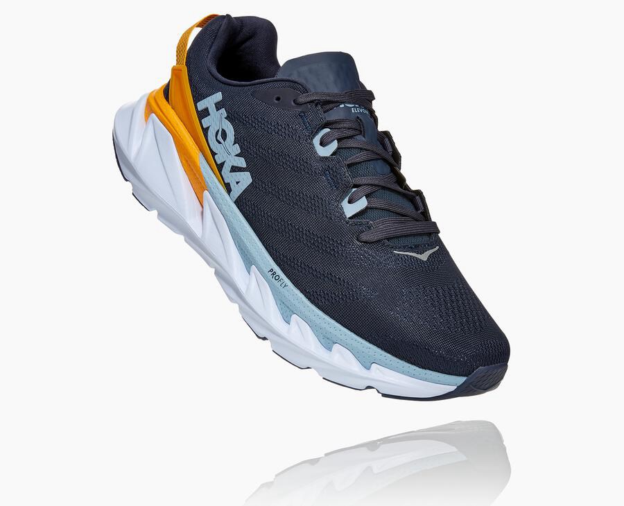 Hoka One One Hardloopschoenen Heren - Elevon 2 - Donkerblauw/Wit - GD7830614